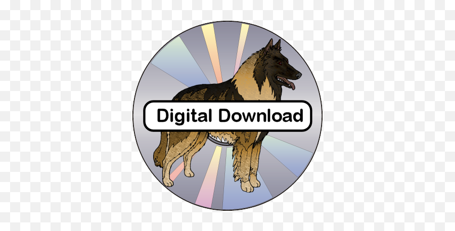 Belgian Tervuren Clip Art Volume 2 - Digital Download U2014 Argostar Dog Art Emoji,Germany Clipart
