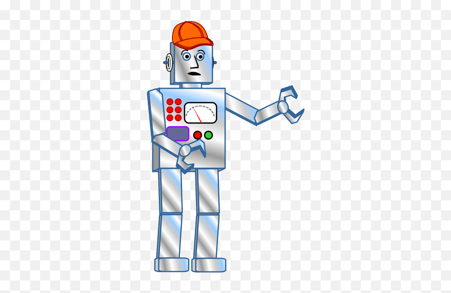 Robot Man 4 Free And Easy Christian Clip Art Link To Us Emoji,Free Robot Clipart