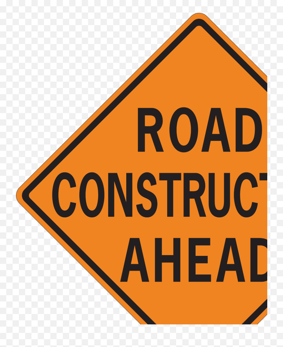 Road Construction Ahead Svg Vector Road Construction Ahead Emoji,Construction Sign Clipart