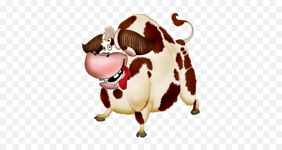 Farm Animals Clipart Funny Cow - Cattle 379x399 Png Emoji,Steer Clipart