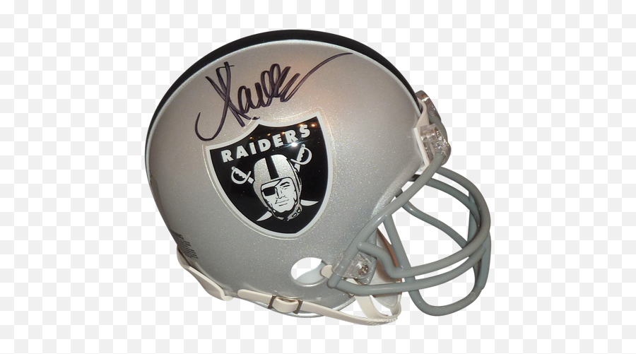 Marcus Allen Autographed Oakland Raiders Mini Helmet Emoji,Oakland Raiders Png