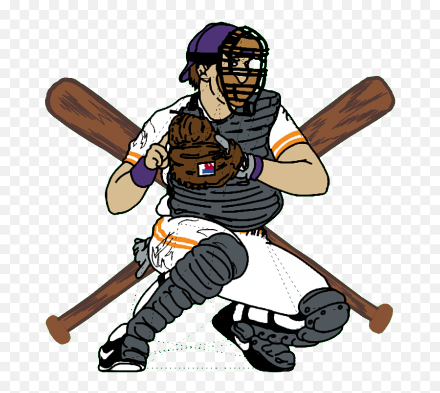 Baseball - Digital Stitchz Emoji,Softball Catcher Clipart