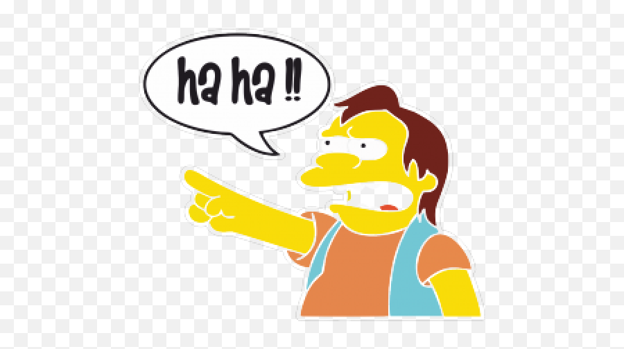 Simpsons Memes Ha Ha - Aprils Fool 500x500 Png Clipart Emoji,Hahaha Png