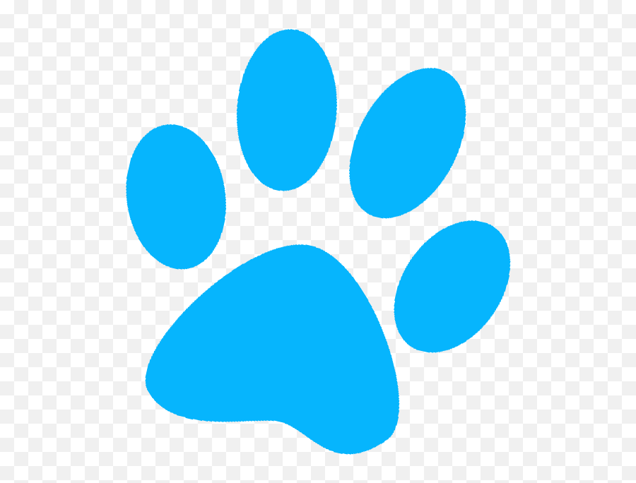 Paw Clipart Blue Dog - Paw Patrol Blue Paws Emoji,Dog Paw Clipart