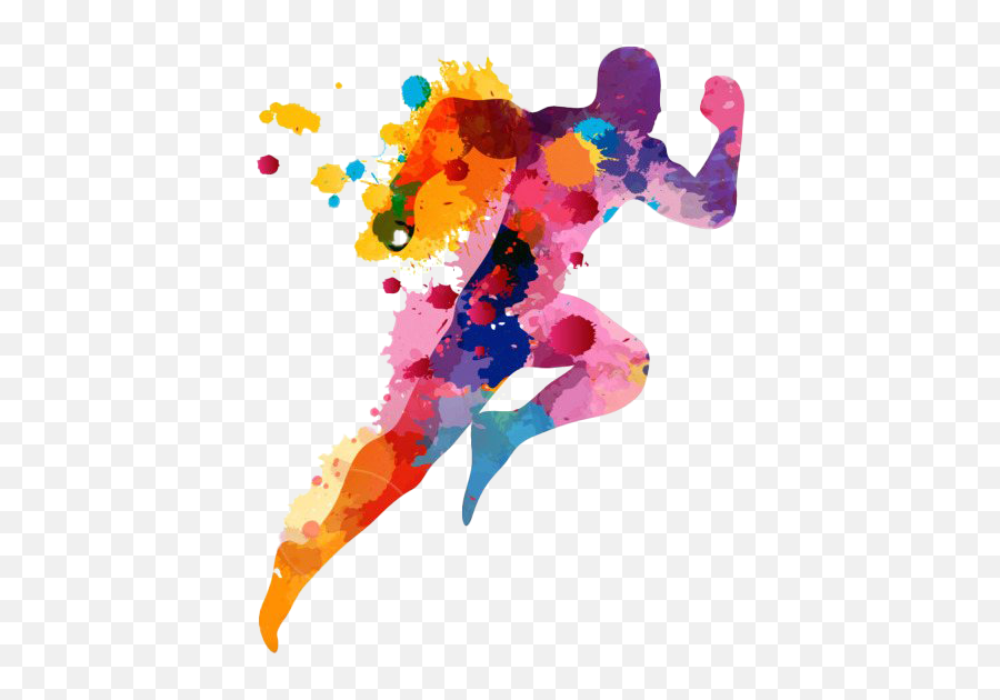 Abstract Running Transparent Background Png All - Abstract Running Png Emoji,Transparent Background Image