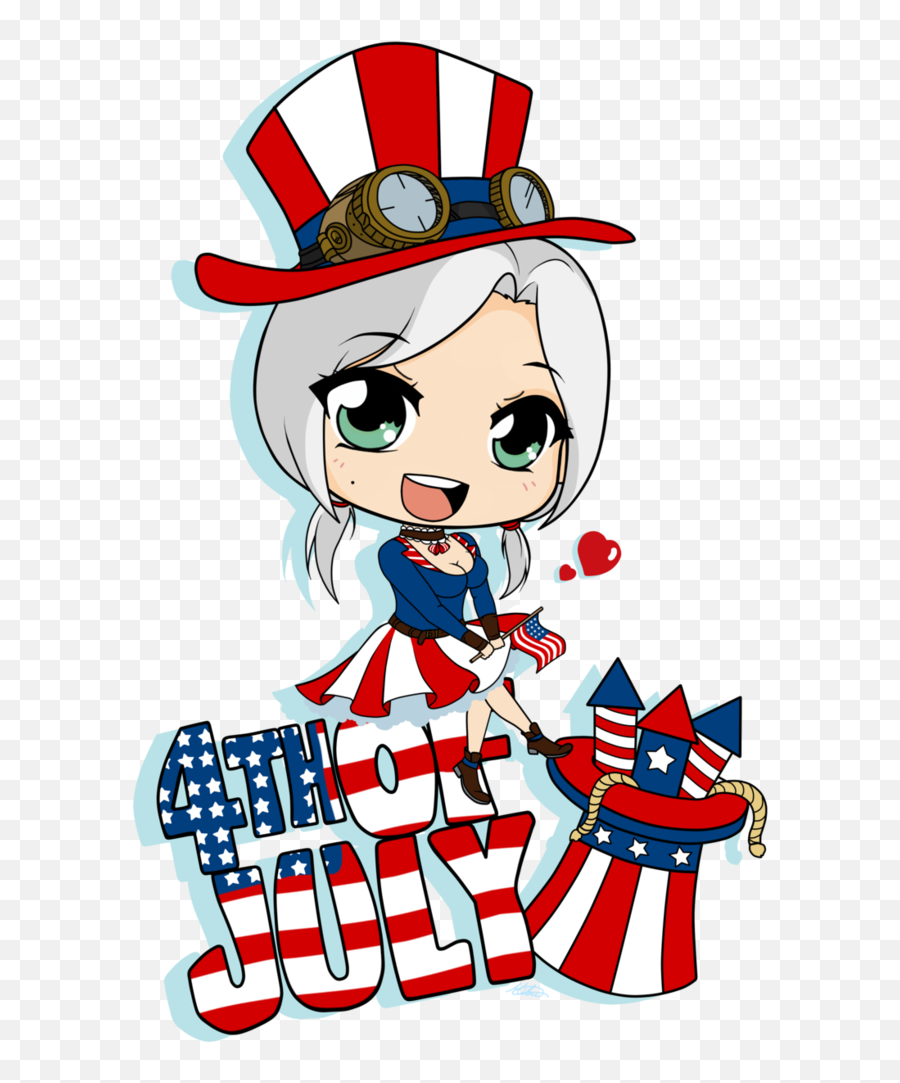 Happy 4th Of July Png - Cute Fourth Of July Drawings Emoji,Happy 4th Of July Clipart