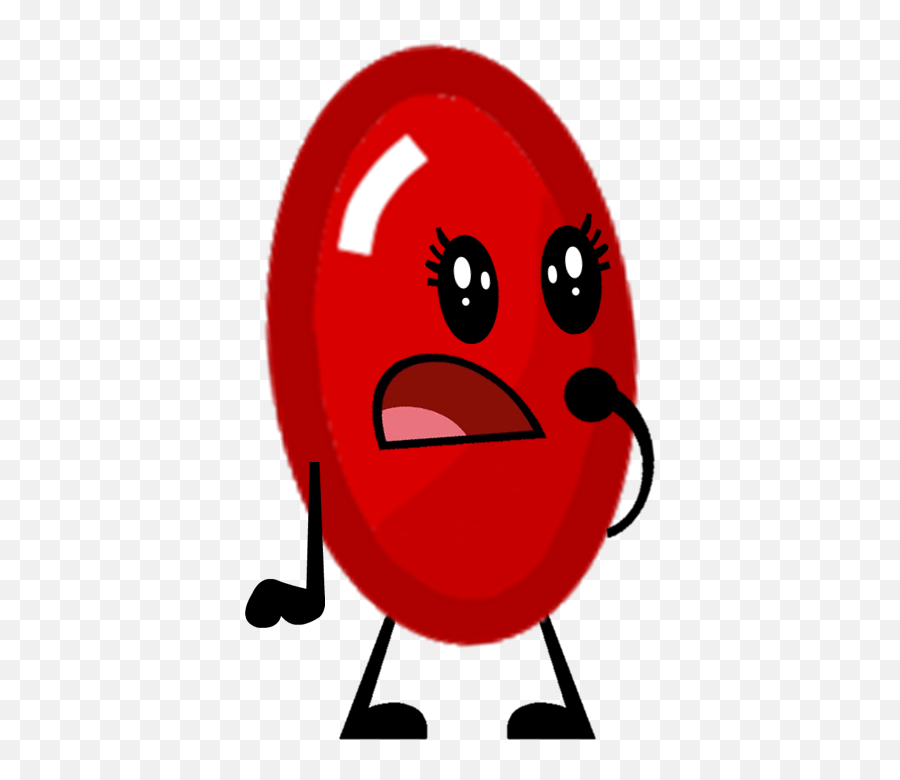 Red Clipart Jellybean - Kidney Bohne Mit Gesicht Emoji,Kidney Clipart