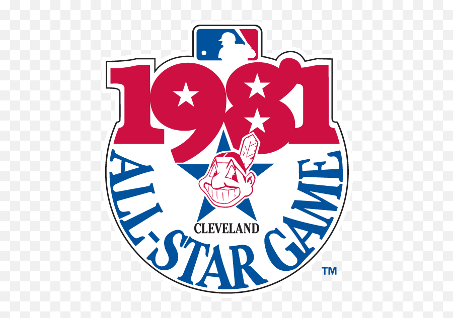 Major League Baseball - 1981 Mlb All Star Game Logo Emoji,Cleveland Indians Logo History