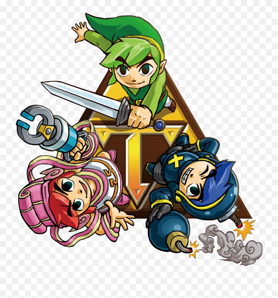 Triforce Heroes Triforce Gate - Legend Of Zelda Triforce Zelda Triforce Heroes Artwork Emoji,Triforce Png
