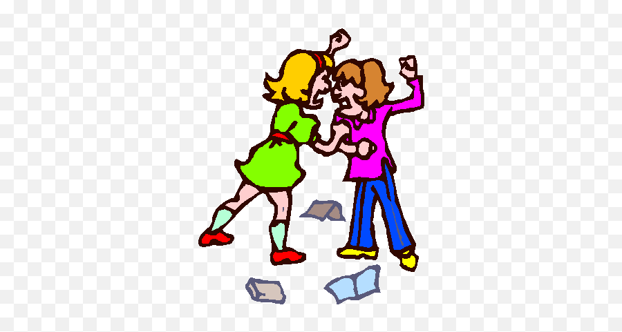 Students Fighting Cliparts Png Images - Meaning Of Argue Emoji,Fight Clipart