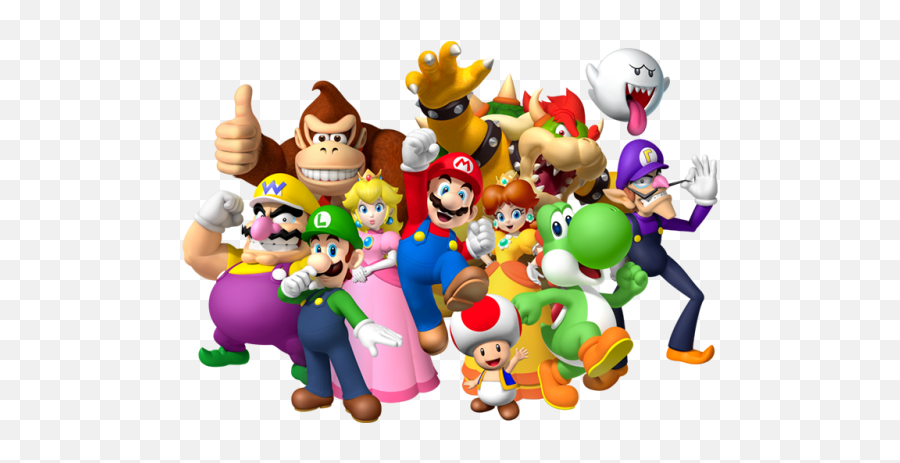 Nintendo Characters - Super Mario Characters Emoji,Nintendo Png