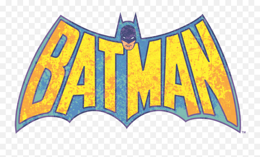 Dc Comics Batman Neon Distress Logo Menu0027s Regular Fit T - Shirt Batman Logo Transparent Comic Emoji,Dc Comics Logo
