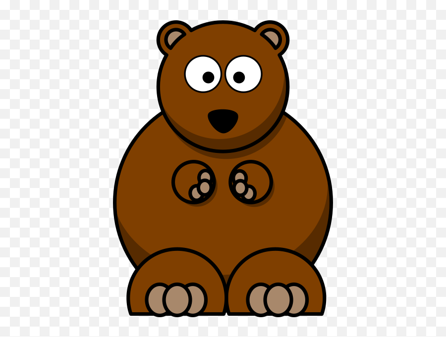 Brown Bear Kid Clip Art At Clker - Light Blue Bear Clipart Emoji,Brown Bear Clipart