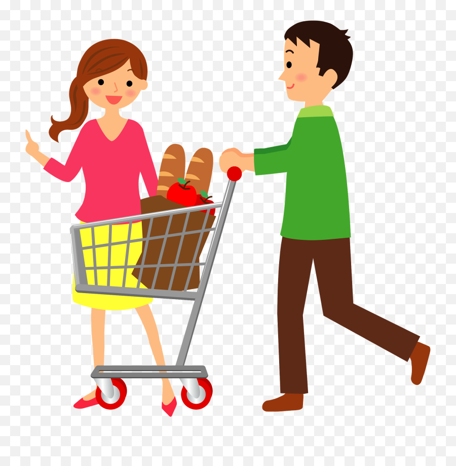 Couple Is Shopping Clipart Free Download Transparent Png - Shopping Couple Png Emoji,Shopping Clipart