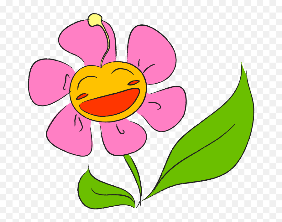 Bing Free Printable Clip Art - Moving Happy Flower Emoji,Free Printable Clipart