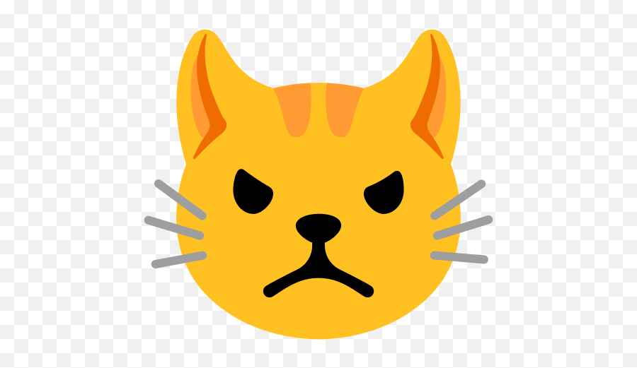 Angry Cat Emoji,Angry Cat Png