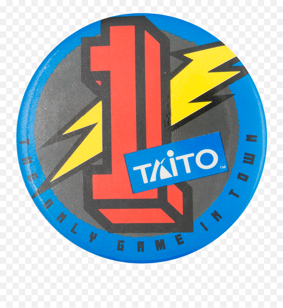 Download Hd Taito Advertising Button Museum - Emblem Emoji,Taito Logo