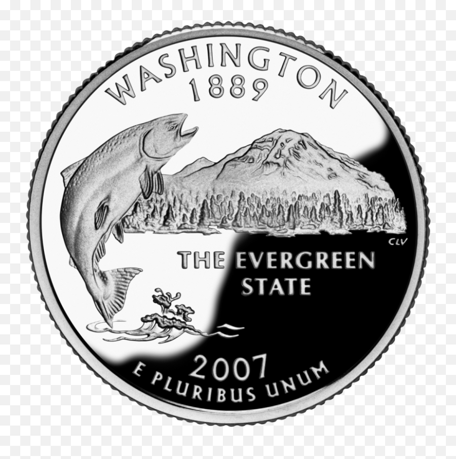 Washington State Flags Emblems Symbols Outline Maps Ohfq1u Emoji,Salmon Clipart Black And White
