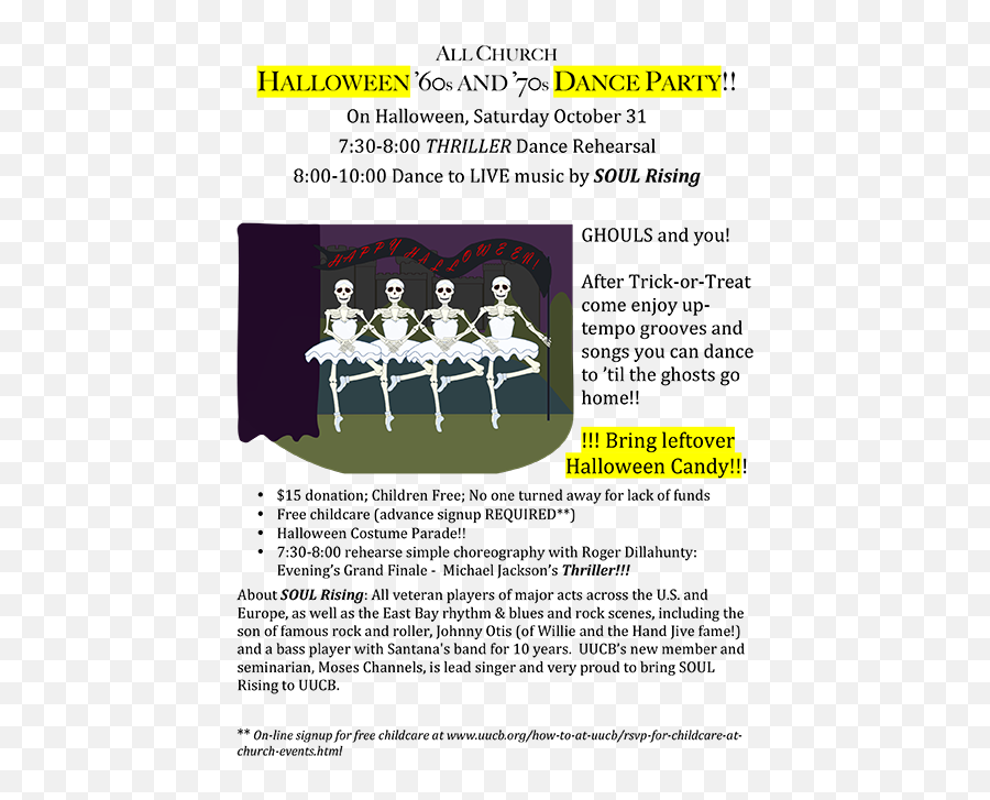 Halloween U002760s And U002770s Dance Party - Unitarian Emoji,Dance Party Png