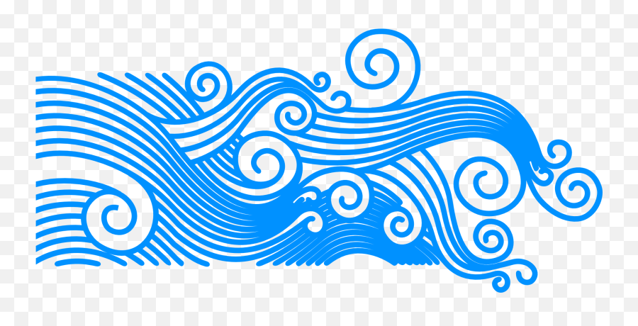 Download Jpg Transparent Radio Wave Clipart - Sea Wave Emoji,Waves Clipart Png