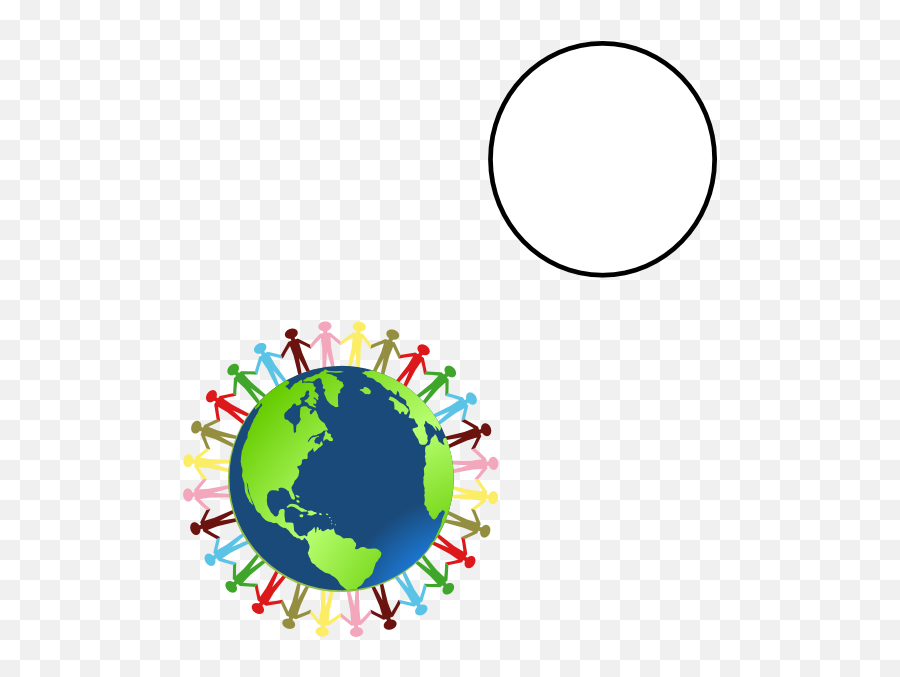 Circle Holding Hands Clip Art At Clkercom - Vector Clip Art Emoji,Around The World Clipart