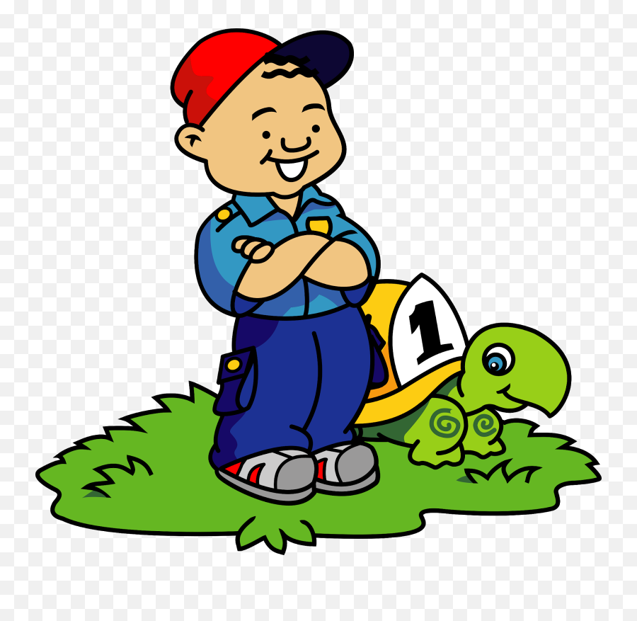 Boy And Turtle - Have A Turtle Clipart Emoji,Turtle Png