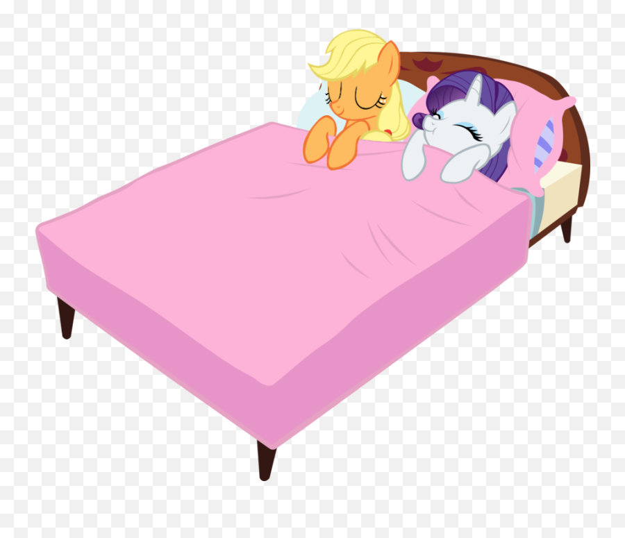 Bed Clipart Png - Applejack Bed Lesbian Rarijack Rarity Cartoon Transparent Bed Png Emoji,Bed Clipart