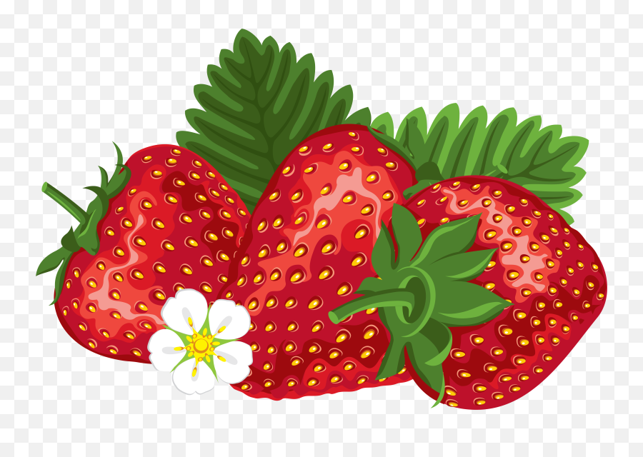 Transparent Background Strawberries - Clipart Images Of Strawberries Emoji,Strawberry Clipart