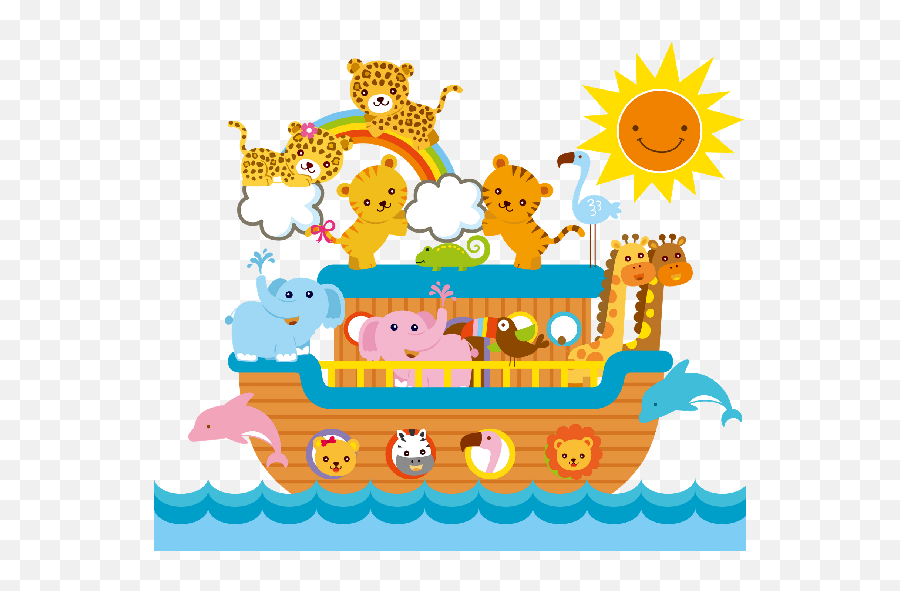 Noahs Ark - Cute Noahs Ark Clipart Emoji,Noahs Ark Clipart