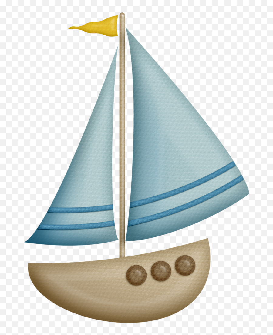 Download Hd Sailboat Nautical Clipart - Clipart Beach Items Png Emoji,Nautical Clipart