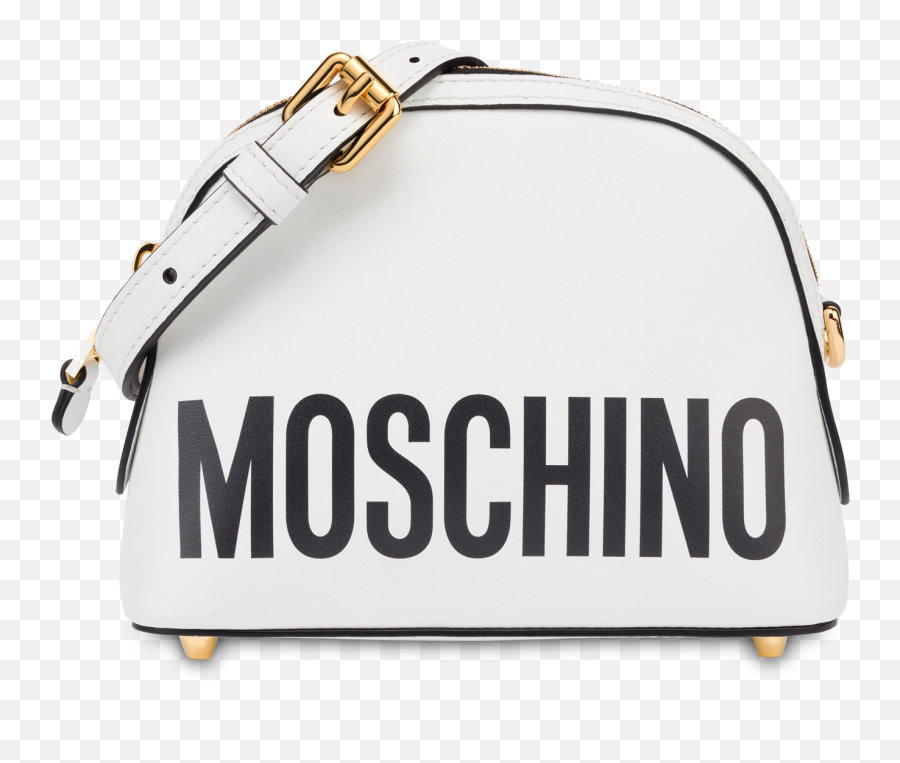 Shoulder Bag With Logo - Moschino Emoji,Moschino Logo