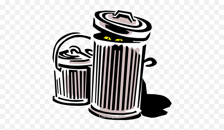 Garbagetrash Can Royalty Free Vector Clip Art Illustration - Best Pictures Of Solid Waste Management Emoji,Trashcan Clipart