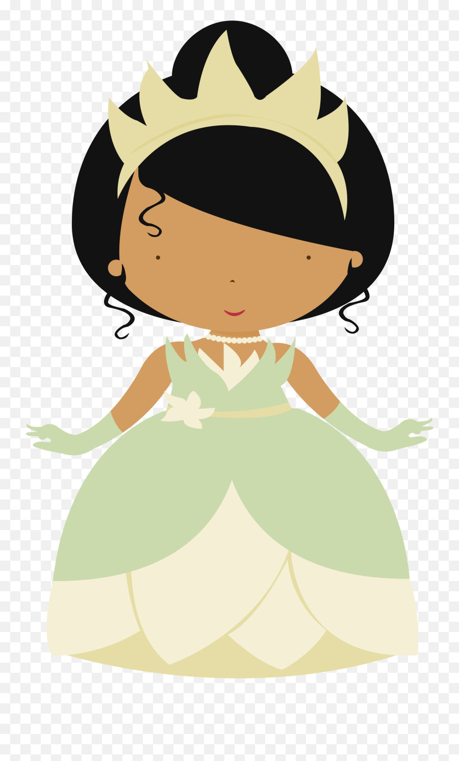 Chibi Disney Princess Png Hd Png - Disney Princess Chibi Tiana Emoji,Disney Princess Png