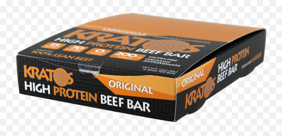 Kratos Foods Kratos Protein Beef Bar Original - 12 Bars Emoji,Kratos Transparent