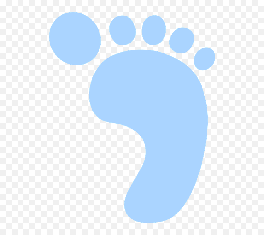 Footprint Toes Barefoot - Free Vector Graphic On Pixabay Emoji,Toe Clipart