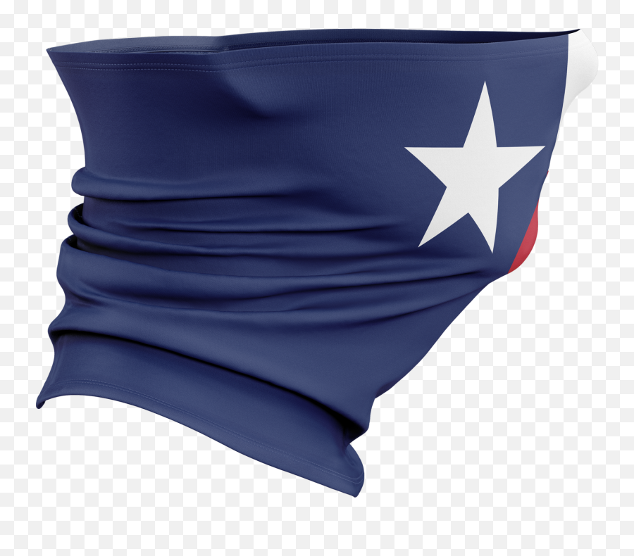 Texas Flag Big Star Gaiter Face Mask U2013 Get Stuck Emoji,Texas Flag Transparent