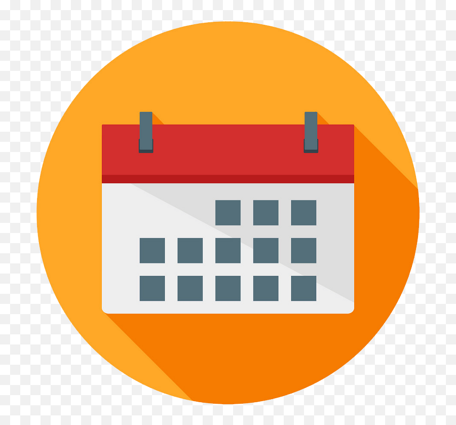 Calendar Business Flat Icon Transparent - Clipart World Emoji,Calendar Icon Png Transparent