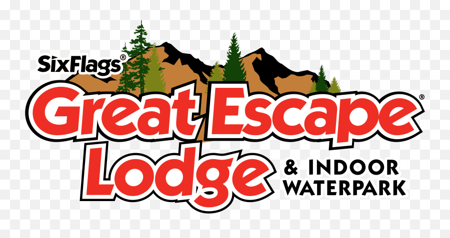 Six Flags Great Escape Logo Clipart - Great Escape Lodge Logo Emoji,Six Flags Logo