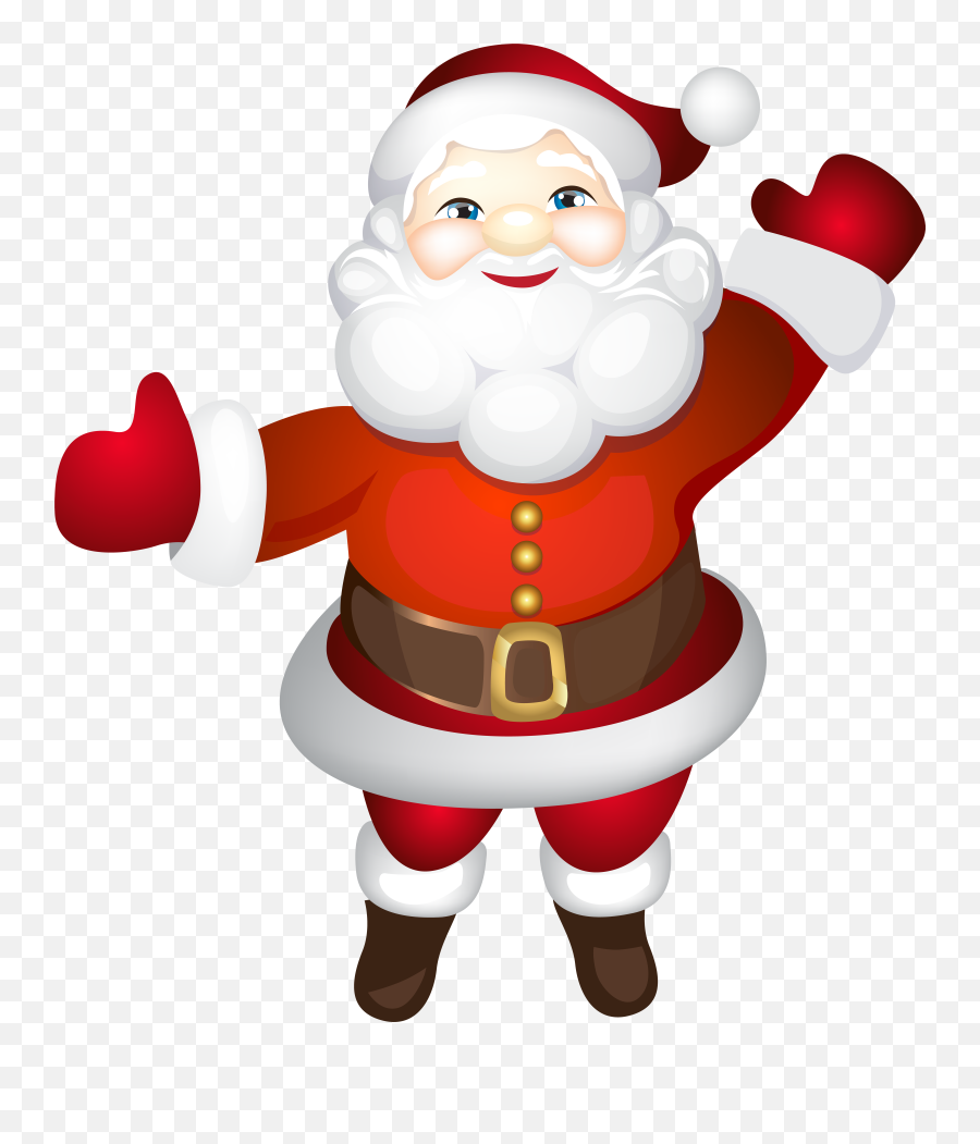 Clip Royalty Free Stock Santa Transparent Png Clip - Santa Emoji,Santa Clipart