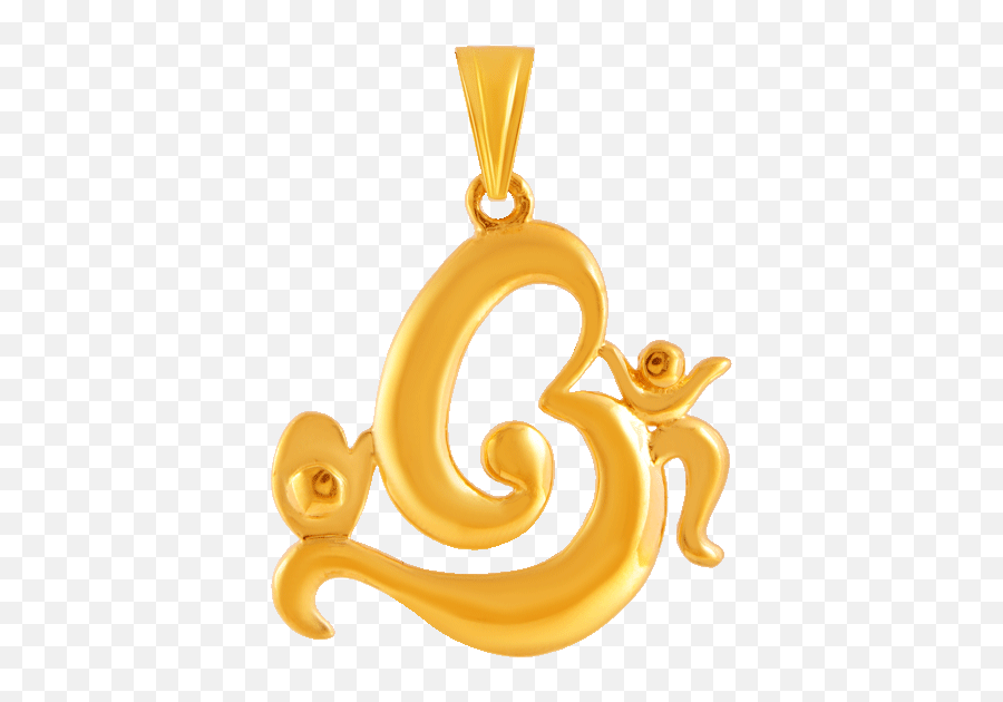 Om Shiva Gold Pendant - Solid Emoji,Png Jewellers