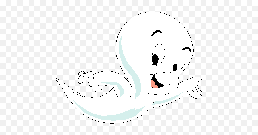 Library Of Casper The Ghost Picture Royalty Free Stock Png - Casper The Friendly Ghost Emoji,Cute Ghost Clipart