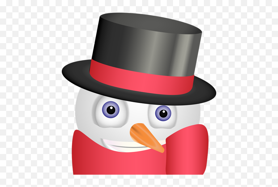 Snowman Public Domain Image Search - Freeimg Kardan Adam Emoji,Snowman Face Clipart