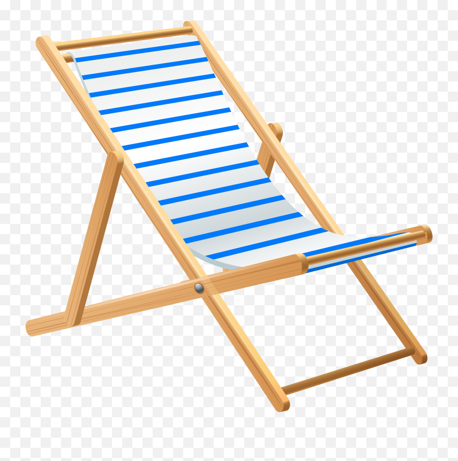 Beach Chair Transparent Png Clip Art - Clipart Beach Chair Emoji,Chair Clipart