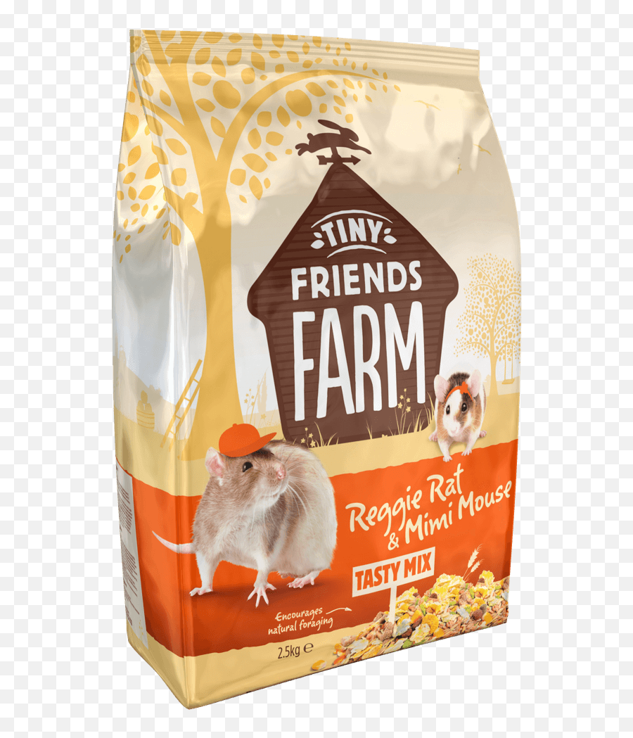 Reggie Rat U0026 Mimi Mouse Tasty Mix Supreme Petfoods - Gerty Guinea Pig Food Emoji,Rat Transparent