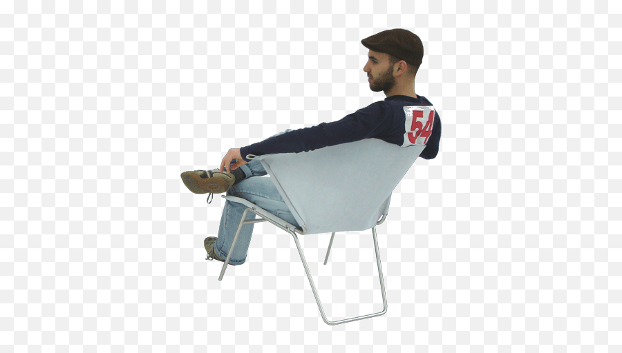 Download Hd Person Sitting On Chair Png Transparent Png - People Sitting On The Chair Png Emoji,Person Sitting Png