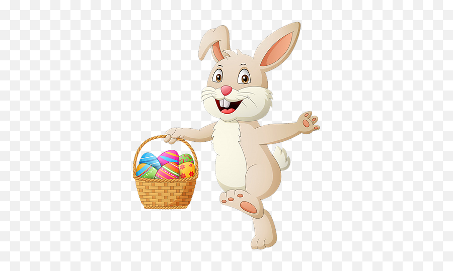 Easter Egg Hunt Four Lakes Mhoa - Easter Bunny Holding Basket Emoji,Easter Egg Hunt Clipart