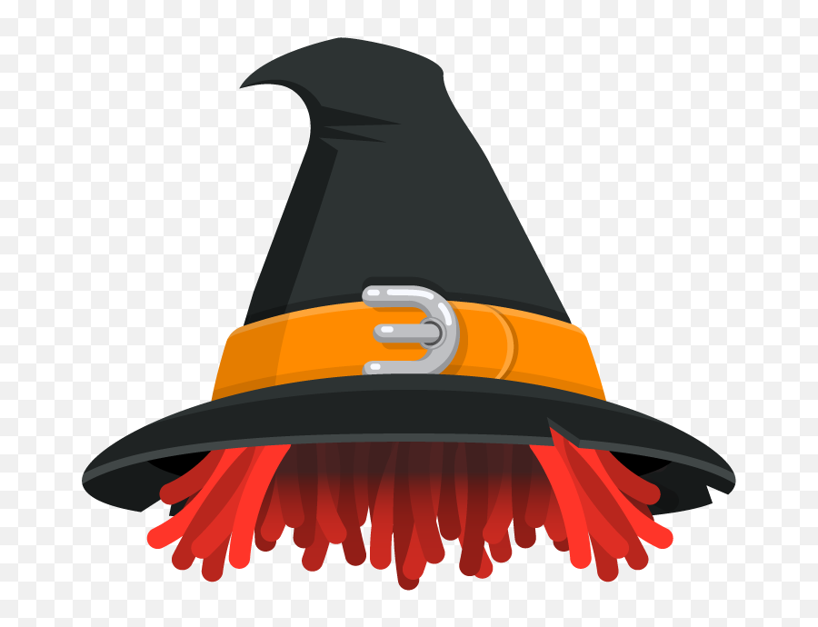 Black Witch Hat With Red Hair Box Critters Wiki Fandom - Chapeu Bruxa Png Vermelho Emoji,Witch Hat Transparent