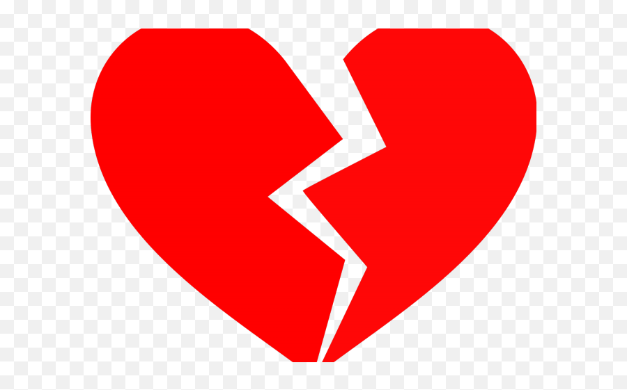 Broken Heart Png Transparent Png - Broken Heart Clipart Emoji,Real Heart Png