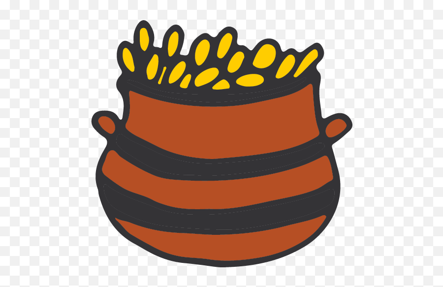 Download Irish Pot Of Gold Emoji,Pot Of Gold Png