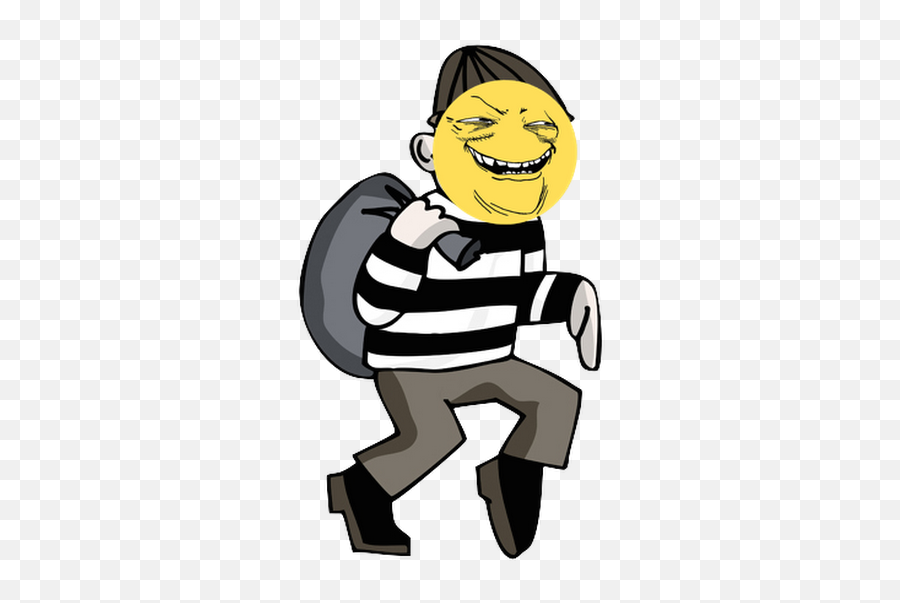 Photo - Commit A Crime Cartoon Emoji,Robber Clipart